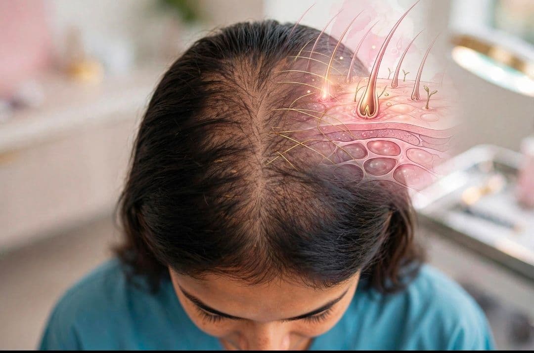 female pattern hair loss